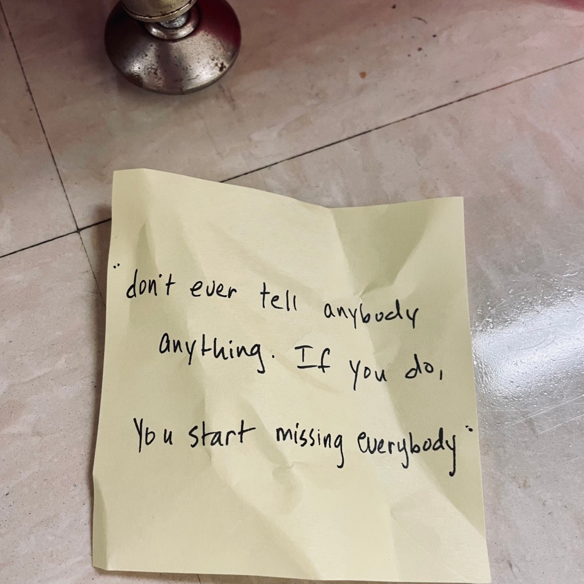 Don’t Ever Tell Anybody Anything (But Here’s My&nbsp;Introduction)